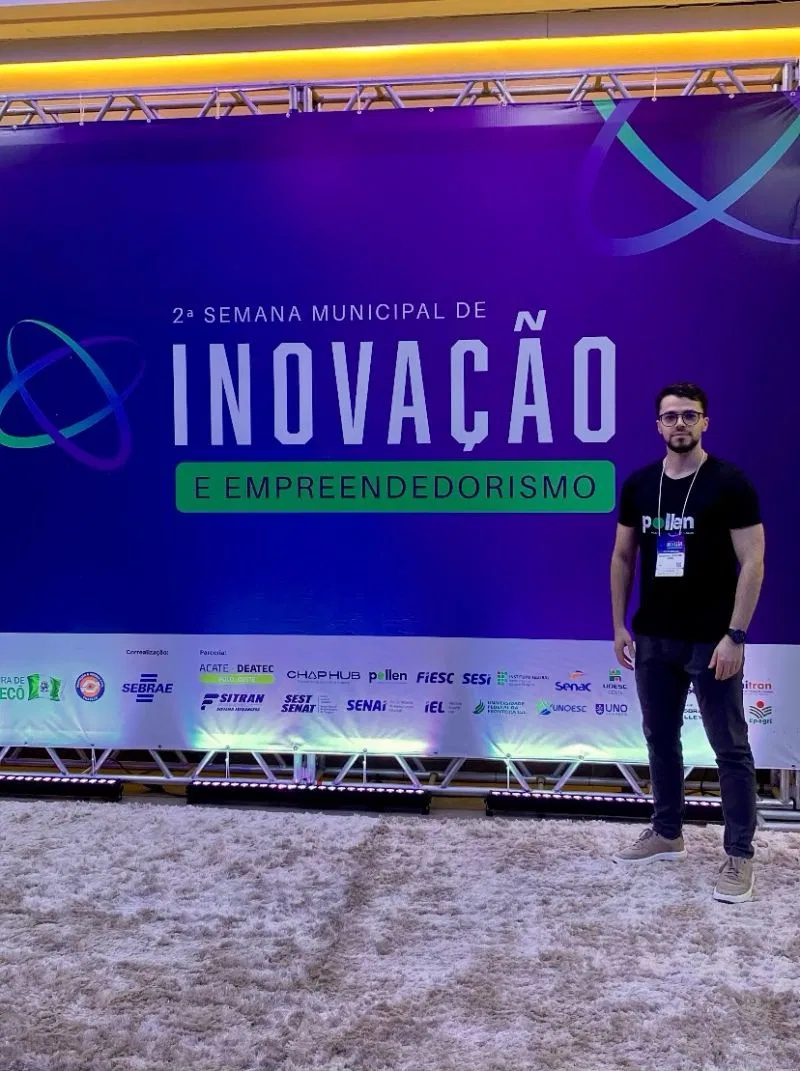 Renan na 2ª Semana Municipal de Inovação e Empreendedorismo de Chapecó